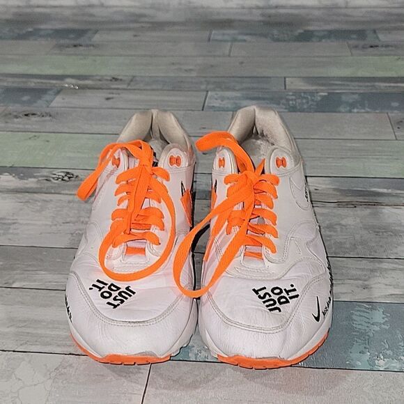 Nike Air Max Neon Orange/White/Black sz 8.5 - Picture 3 of 6